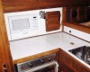 Com-Pac 35 galley with microwave - Com-Pac 35